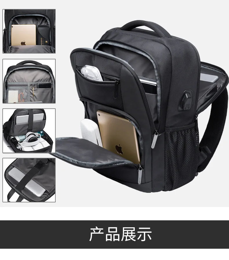 Bange designer masculino bolsa para portátil sacos de escola para meninos masculino motocicleta tático negócios esportes mochila viagem