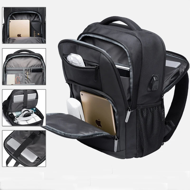 Bange designer masculino bolsa para portátil sacos de escola para meninos masculino motocicleta tático negócios esportes mochila viagem