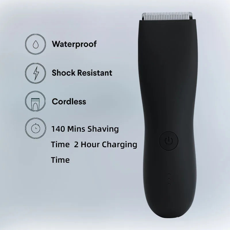 Máquina de cortar cabelo aparador para homens máquina de corte de cabelo barbeiro recarregável aparador de corte barbeiro elétrico virilha aparador de cabelo