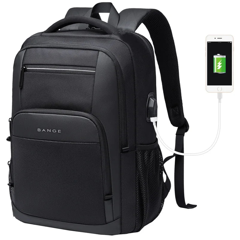 Bange designer masculino bolsa para portátil sacos de escola para meninos masculino motocicleta tático negócios esportes mochila viagem