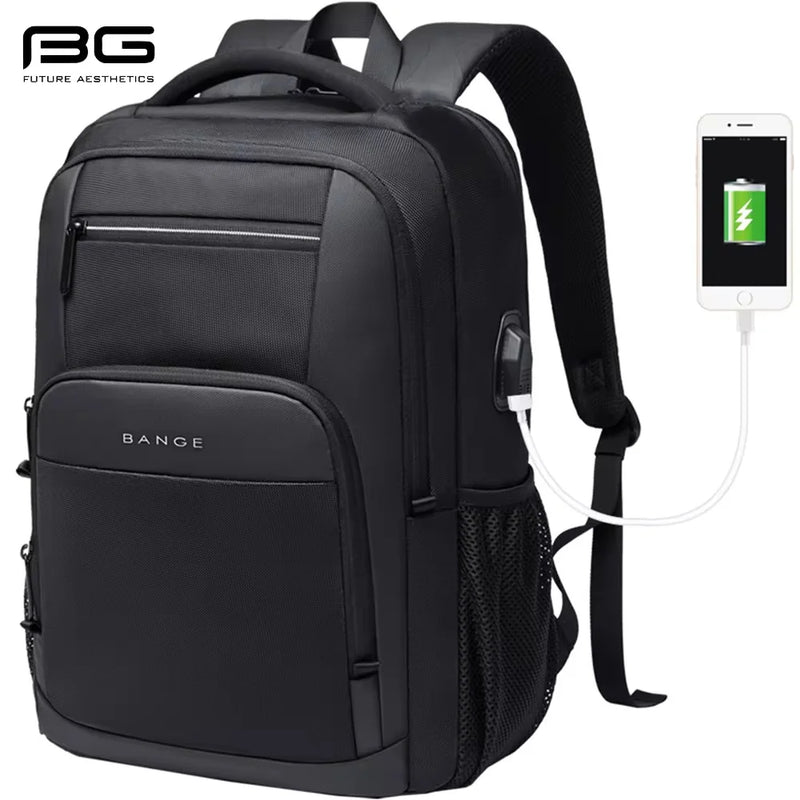 Bange designer masculino bolsa para portátil sacos de escola para meninos masculino motocicleta tático negócios esportes mochila viagem