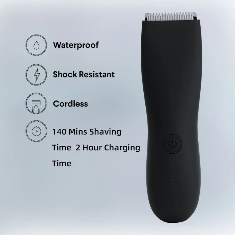 Máquina de cortar cabelo aparador para homens máquina de corte de cabelo barbeiro recarregável aparador de corte barbeiro elétrico virilha aparador de cabelo