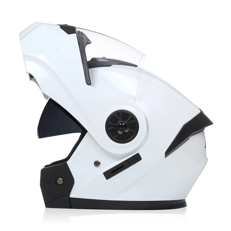 BLD-Capacete facial completo personalizado para motocicletas para homens e mulheres, capacetes de lente dupla, modulares, flip up, motocross, corrida, moda